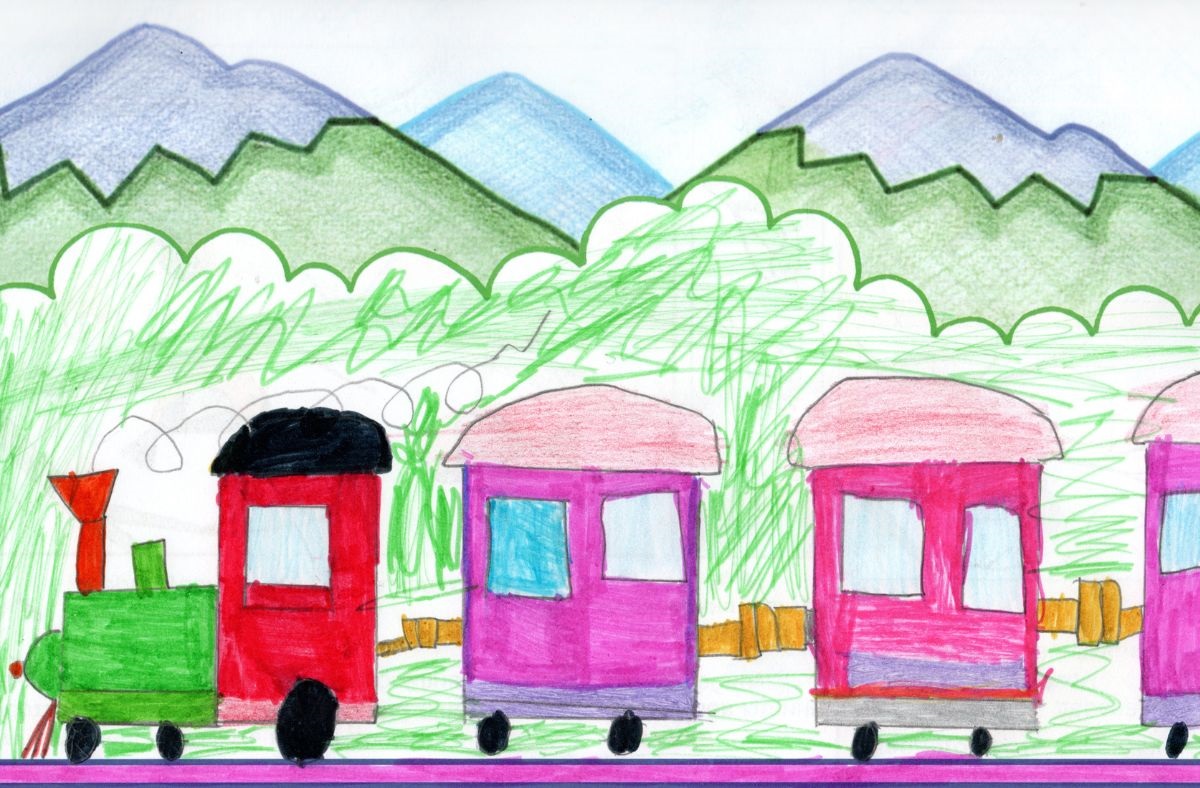 display children’s artwork