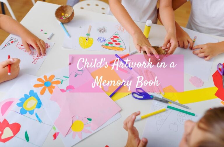 How to Put Your Child’s Artwork in a Memory Book