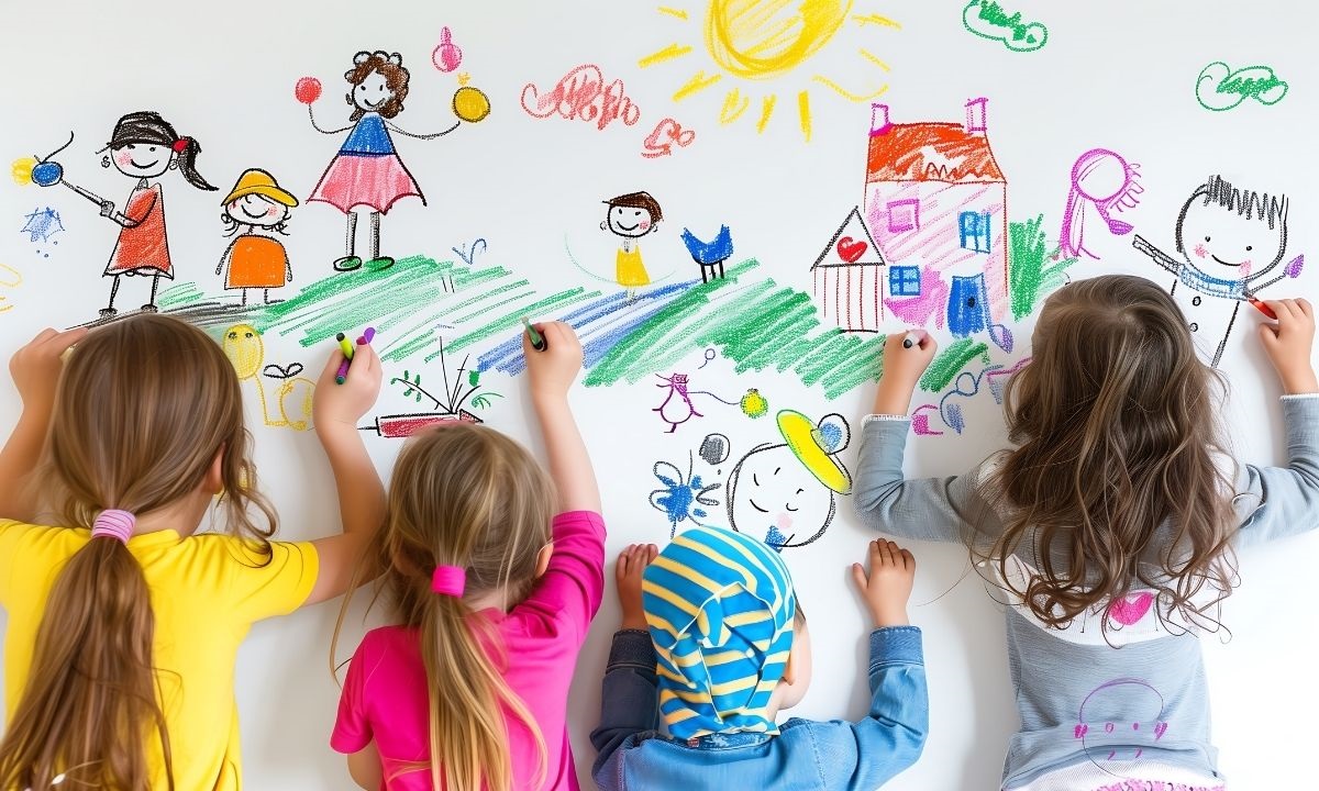 encouraging creativity through art displays