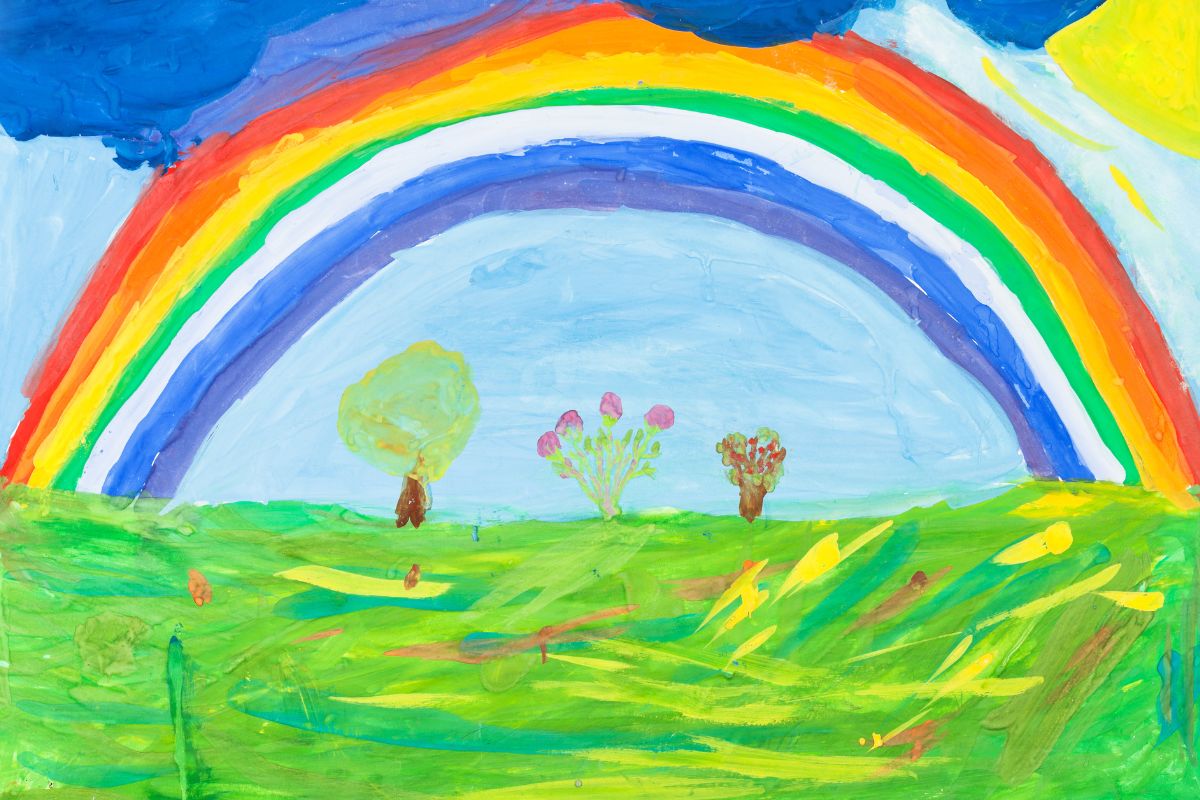 using washi tape and mats