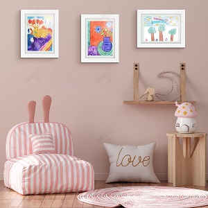 framing kids art