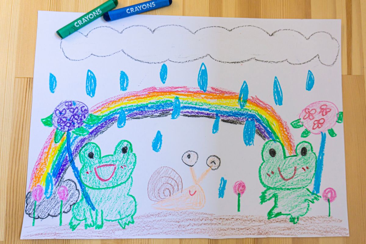 mistakes when framing kids' art