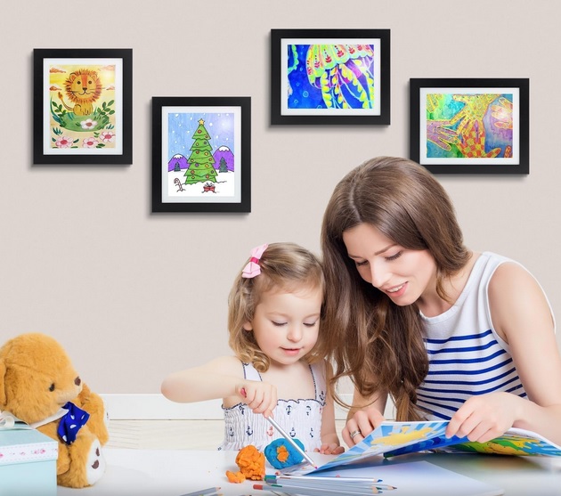 emotional value of displaying children’s art